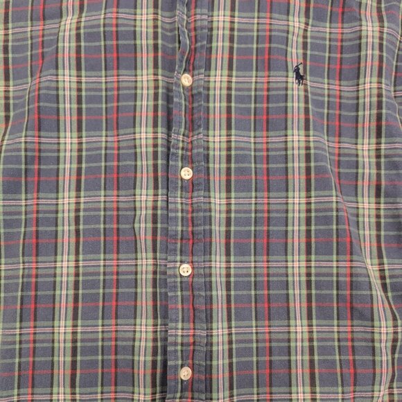 Ralph Lauren Sz M Blake Shirt Men's Plaid Gingham Button Down Long Sleeve Earthy - Picture 6 of 10